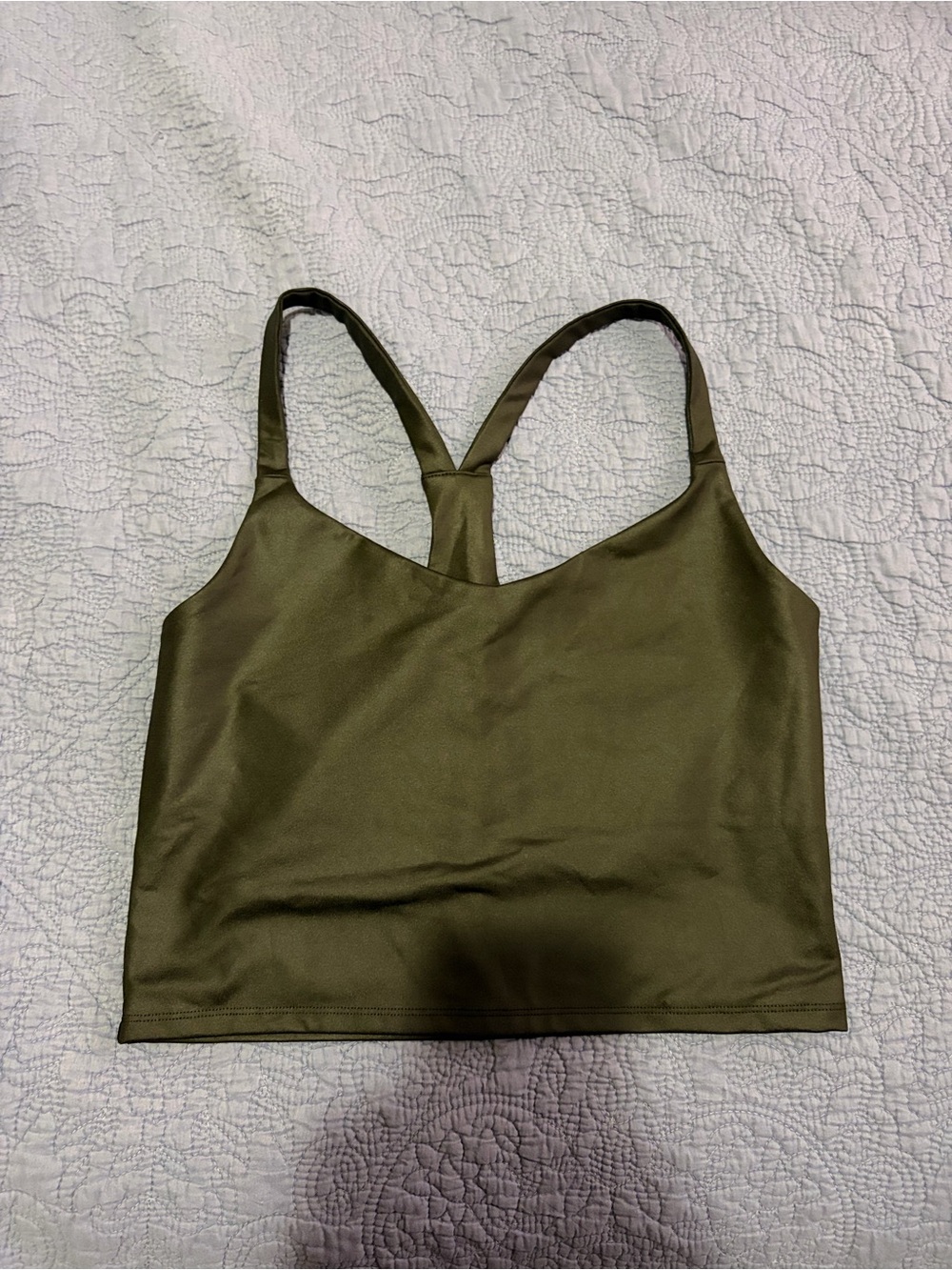 Abercrombie & Fitch Olive Green Racerback Brami